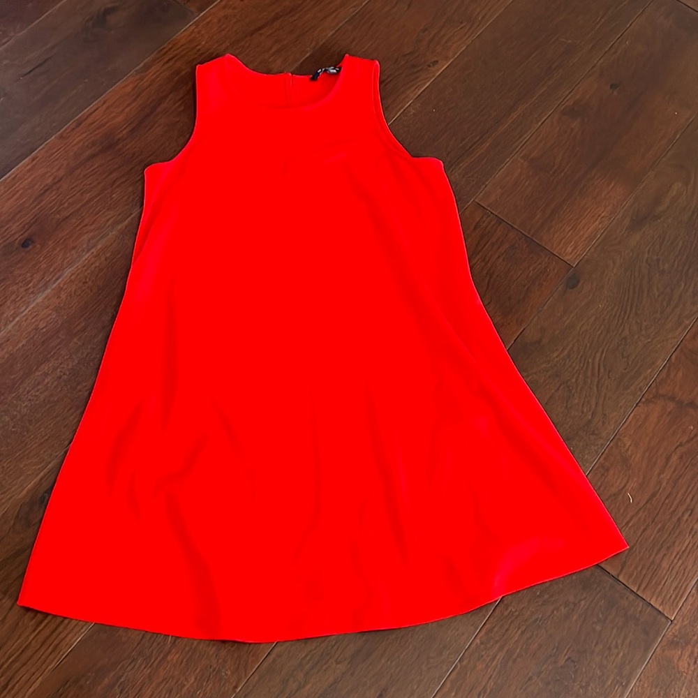 Cute bright orange / red holiday dress